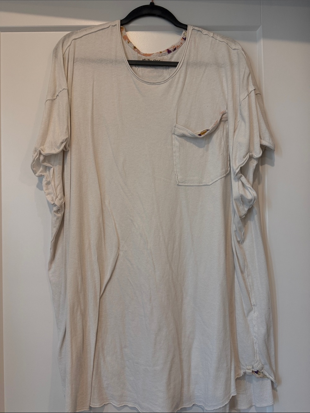 We The Free white  Pocket Short-Sleeve tunic